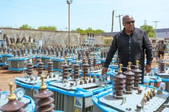 President Mahama inspects new transformers in Tamale
