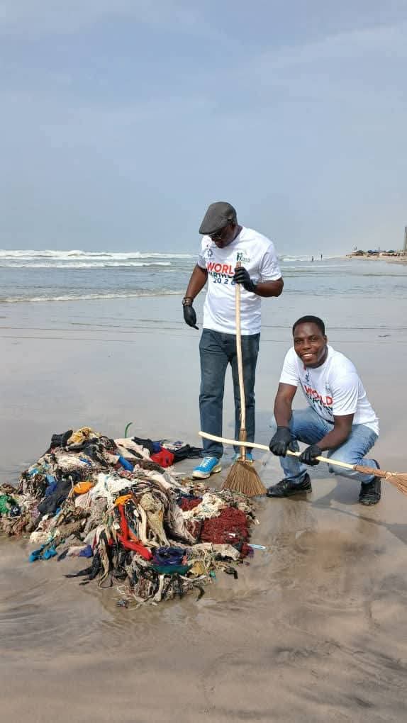World Earth Day at Laboma Beach Accra, Ghana