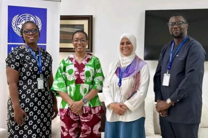 MP For Korle Klottey, Dr. Zenator Agyemang Rawlings meets Shaima Hussein, Deputy Resident Representative of the United Nations