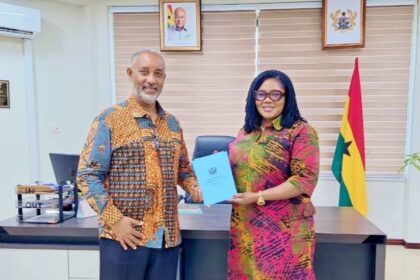 Mr. Mould and Dr. Agnes Naa Momo Lartey