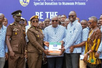 President Mahama and Assemblies of God Men's Fellowship visits inmates of Nsawam Medium Prison