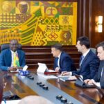 Dr. Ato Forson with team of IMF Officials.