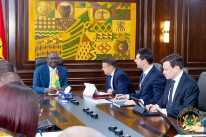 Dr. Ato Forson with team of IMF Officials.