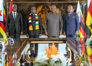 Ghana's Mahama and Zimbabwe's Mnangagwa reaffirm shared commitment to deepening bilateral relations