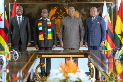 Ghana's Mahama  and Zimbabwe's Mnangagwa reaffirm shared commitment to deepening bilateral relations