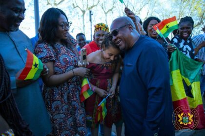 President Mahama in France