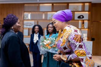 Vice President Jane Naana Opoku Agyemang in Barcelona