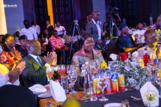 Trade Minster, Elizabeth Ofosu-Agyare at Ghana Beverage Awards