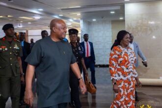 President Mahama and Vice President Jane Naana Opoku-Agyemang
