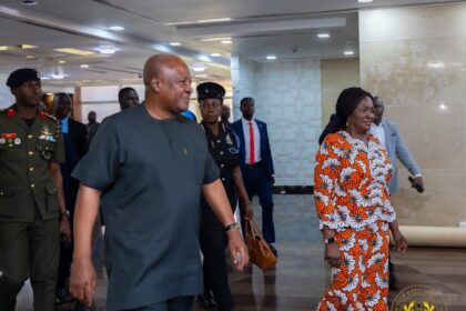 President Mahama and Vice President Jane Naana Opoku-Agyemang