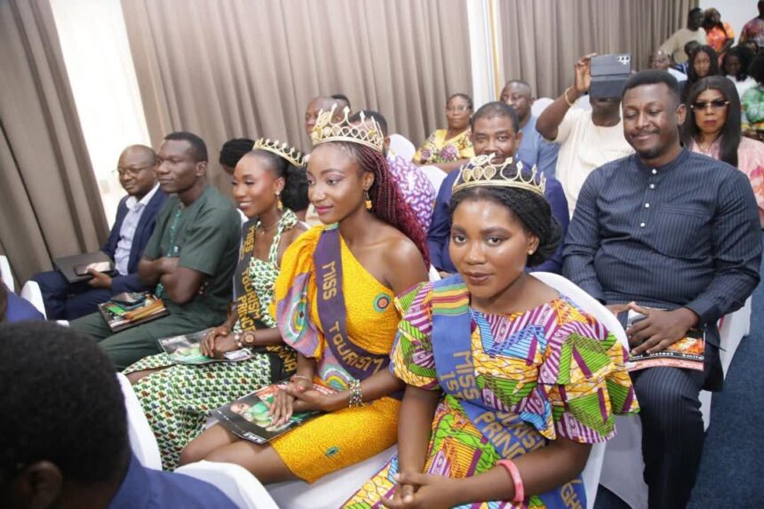 Beauty Queens at Tourism Leadership event in Accra.