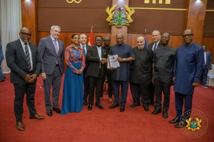 Ghana CEO Network at the Presidency led by Ernest De-Graft -Egyir.