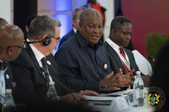 President Mahama at Rethinking Health RoundTable in Kenya.