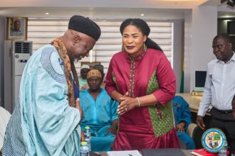 Ebi Bright welcomes Imam Ahmed to TMA