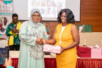 Shamima Muslim(Deputy Spokesperson, Presidency), with Hannah Awadzi (Journalist)