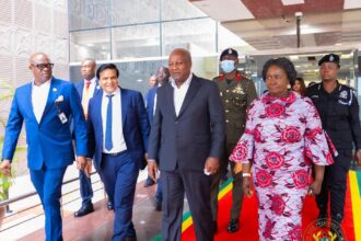 President Mahama and Vice President Jane Naana Opoku Agyemang.