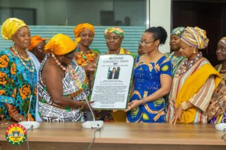 Queens Mothers honor Dr. Zanetor Agyemang-Rawlings on her new Appointment at Pan African Parliament.