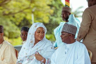 Dr. Mahamudu Bawumia and Wife Samira at EID Celebrations.