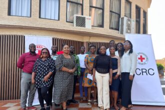Journalists and facilitators, after a Training Exercise in Humanity Reporting in Accra.