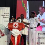 President of Ghana Red Cross, Dr. Edward Donkoh presents his State of the Society Report.