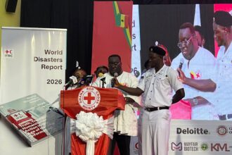 President of Ghana Red Cross, Dr. Edward Donkoh presents his State of the Society Report.