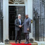 President John Mahama and UK PM Kier Stirmer in London