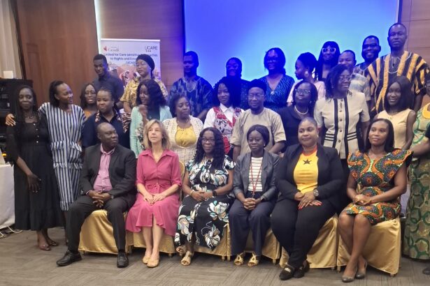 Participants at the NETRIGHT-Ghana workshop-Rebecca Ekpe-GJA VP in yellow.