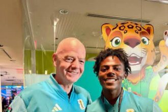I Show Speed and FIFA President, Gianni Infantino
