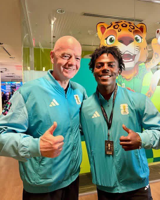 I Show Speed and FIFA President, Gianni Infantino
