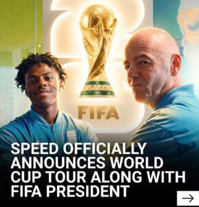 I Show Speed and FIFA President, Gianni Infantino