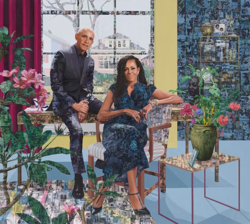 Obamas in Portrait