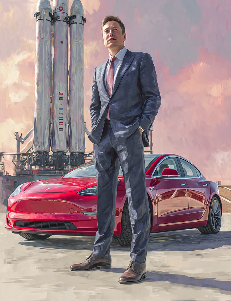 Elon Musk AI Image