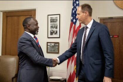 AG Meets US Official at Embassy in Accra.