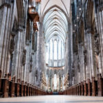 FILED - FILE PHOTO - An interior view of the of Cologne Cathedral. Photo: Federico Gambarini/dpa