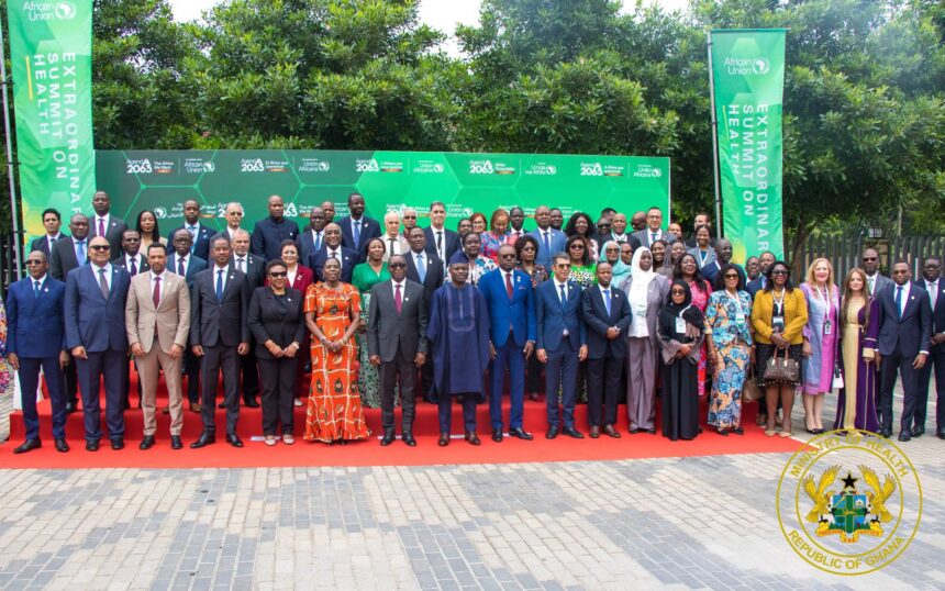 AU Health Summit on Universal Health Coverage in Accra.