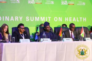AU Health Summit on Universal Health Coverage in Accra.