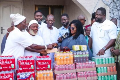 Dr. Naa Momo Lartey donates to support Kplejoo Festival