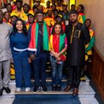Minister for Sports and Recreation, Kofi Iddi Adams, joined Ghana's High Commissioner to the United Kingdom and Ireland, H.E. Mrs Sabah Zita Benson, prepare ahead og Glasgow 2026 Games
