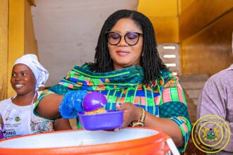 Gender Minister, Dr. Naa Momo Lartey.