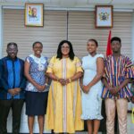 Dr. Naa Momo meets with GRASAG executives.