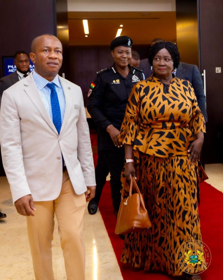 Prof. Naana Jane Opoku Agyemang- Right-Vice President of Ghana.