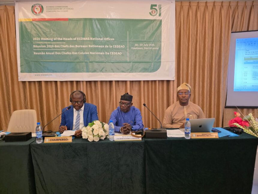 Heads of ECOWAS National Officer engage in Freetown to strengthen Regional Integration