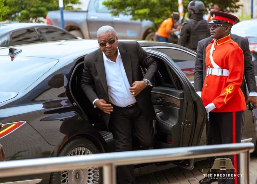 President John Mahama at st Anniversary of fallen 8.