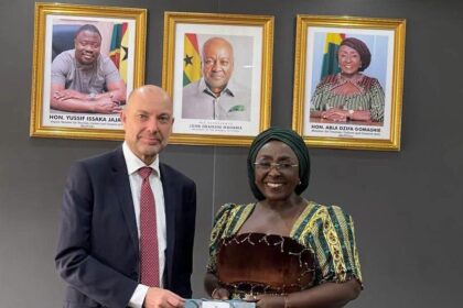 Tourism Minister, Dzifa Gomashie and new Danish Ambassadir conffer.