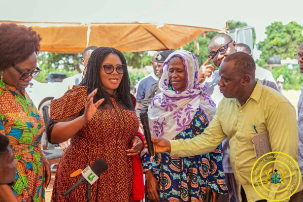 Gender Minister, Dr. Naa Momo Lartey in Tamale.