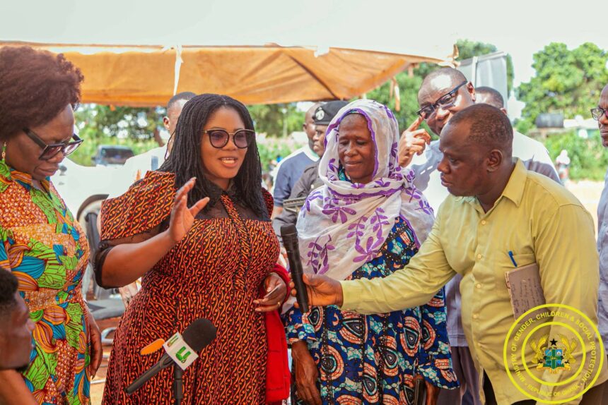 Gender Minister, Dr. Naa Momo Lartey in Tamale.