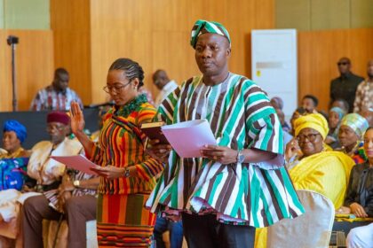 President Mahama Swears In Zanetor Agyeman-Rawlings and Mahama Ayariga as Ministers