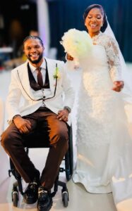 Ghanaian musician and OGB Music boss, Ogidi Brown and Wife Jessica in Italy.