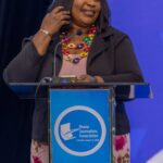 GJA Vice President- Rebecca Ekpe speaking at GJA @77 Anniversary.