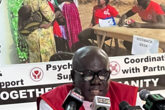 Secretary General of the Ghana Red Cross Society, Eric Gregory Kwatia
